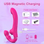 Lurevibe - 3-in-1 Rose Clit Stimulator Dual Motor Shock Panty Vibrator - Image 5