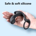 Greedy Finger Male Vibrating Clip Prostate Massager With Cock Ring - Image 6