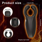 Lurevibe - Penis Vibrators Training Kit with 10 Bite Waterproof Male Masturbators Stroker - Image 2
