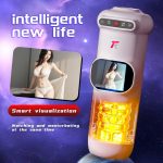 9-Frequency Telescopic 9-Frequency Vibration UFO Masturbation Cup - Image 3