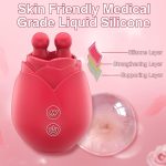 Lurevibe - Rose Juliet - Double Tongue Lick Shaker clitoral nipple orgasmic sex toy - Image 2