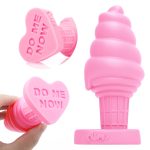 Aimitex Ice Cream Colorful Silicone Butt Plug Anal Expansion plug - Image 14