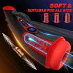 Lurevibe - 9 Sucking 9 Vibrating Male Masturbator Heating Vagina Masturbation Blowjob - Image 7