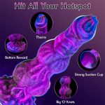 8.86‘’ Monster Dildo Fantasy Horse Dildo With 2 Big Knots And Strong Suction Cup - Image 3