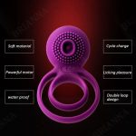 Lurevibe - Male Cock Masturbation Vibrating Penis Ring - Image 5