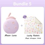 Moon Love Rabbit 2 in 1 Suction Egg Clitoral G Spot Vibrator Set - Image 8