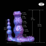 4.7‘’ 10 Frequency Vibration Simulation Wireless Remote Control Electric Dildo - Image 10