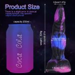 8.07‘’ Starry Dark Purple Special-Shaped Artificial Dildo - Image 6
