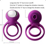 Lurevibe - Male Cock Masturbation Vibrating Penis Ring - Image 6