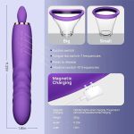 Lurevibe - Sucking Licking Vibrating Tongue Oral Clitoral G spot Vibrator - Image 5