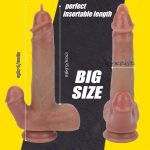 6.69‘’ Tongue Dick Strong Suction Cup Realistic Big Size Penis - Image 8