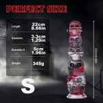 7.87”-11.02“ Halloween Pumpkin Head Skull Butt Plug - Image 11