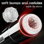 PowerKing Ultra-Technical Hands-free 7 Telescopic Rotation Modes Male Masturbator Cup - Image 3