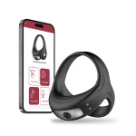 Lurevibe - Vibrating Cock Ring with APP, Triangular Penis Ring with 10 Vibration Modes