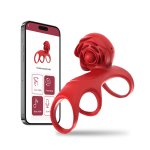 Vibrating Penis Ring Clitoral Vibratorwith 9 Vibration Modes App Remote Control