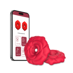 MizzZee Rose 9 Vibrations Nipple Clamps with Chain Necklace