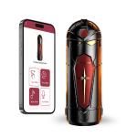 Lurevibe - App Remote Control Interactive Heated Thrusting Sucking Male Penis Stroker