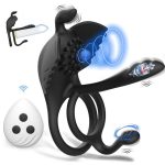 Lurevibe - Penis Vibrating Ring Cock 3 in 1 Massage Delayed Ejaculation Citoral Stimulator Flirt Masturbation - Image 2