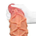 6.69‘’ Double Layer Silicone Hemp Rope Artificial Dildo - Image 5