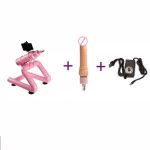 Pink Wire-controlled Telescopic Silent Dildo Machine - Image 3