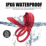 Lurevibe - Rose Cock Ring Vibrator Clit Stimulator Couple Toy Upgraded Version - Image 5