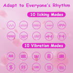 Lurevibe - Rose Toy Vibrator For Wome Clitoral Tongue Licking Vibrator - Image 3