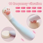 Lurevibe - Cat Claw Wireless Remote Control Vibrating Stick Female Masturbation Massage Vibrating Stick - Image 2