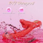 KissLip 4 in 1 Mouth Biting Clit G Spot Flapping Vibrator - Image 6