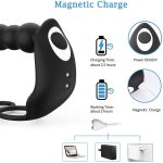 Lurevibe - Butt Plug Anal Penis Ring Rechargeable Prostate Massager - Image 3