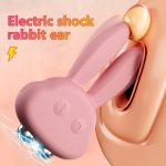 Lurevibe - Electric Shock Rabbit Vibrator Cute Shaped Nipple Massager Clitoris Stimulator - Image 3