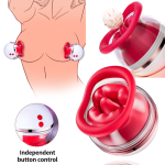 Tongue Clitoral Orgasm Vibrator Nipple Sucking And Licking Masturbator - Image 2