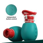 Lurevibe 4 IN 1 Rose Sex Toy Adult Toys Licking Vibrater with 10 Mouth Kissing Vibrations