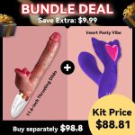 6.29‘’ Realistic Dildos G Spot Vibrator Thrusting Vibrator Dildo - Image 7