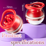 Tongue Clitoral Orgasm Vibrator Nipple Sucking And Licking Masturbator - Image 4