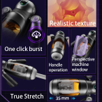 Bella Bot Robot Telescopic Vibrating Male Penis Stroker - Image 5