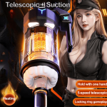 Lurevibe - High Explosive Grenade Aircraft Cup Telescopic Vibration Heating Male Masturbation Device - Image 3