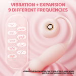 Donut 9 Frequency Vibrating Stretchable Heated Female Vibrator - Image 2