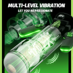 Handle - Controlled Male Masturbation Cup 9 - frequency telescopic movement Sucking Vibration - Image 5