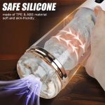 10-Frequency Rotating 10-Frequency Retractable Male Masturbator - Image 3