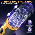 Dual Stimulation Thrusting and Rotating Vibrating Male Msturbation Toy - Image 3