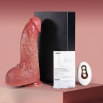 5.51‘’ Derek Curved Glans Free Lubricant P and G Spot Stimulation Realistic Anal Dildo Thrusting Heating Vibrating - Image 4