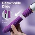5 Thrusting & 8 Vibrating Dildo Machine with Handle and Sucker - Image 3