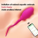 Tadpole Jumping Egg Vibrator Female G-spot Remote Control APP - Image 5