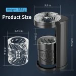 Piston-Style Manual Thrusting Detachable Male Masturbator - Image 7