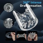 Piston-Style Manual Thrusting Detachable Male Masturbator - Image 5