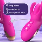 Bunny Clitoris 7 Snapping 10 Tapping Clitoral G Spot Vibrator - Image 4