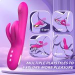Bunny Clitoris 7 Snapping 10 Tapping Clitoral G Spot Vibrator - Image 3