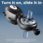 Darth Vader Wearable 9 Thrusting Vibration Male Masturbator With Remote - Image 6