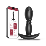 Lurevibe - Remote App Control Dildo Butt Plug Vibrator Anal Sex Toys for Men