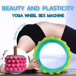 Yoga Wheel Simulated Penis Sex Machine Relieve Fatigue - Image 2